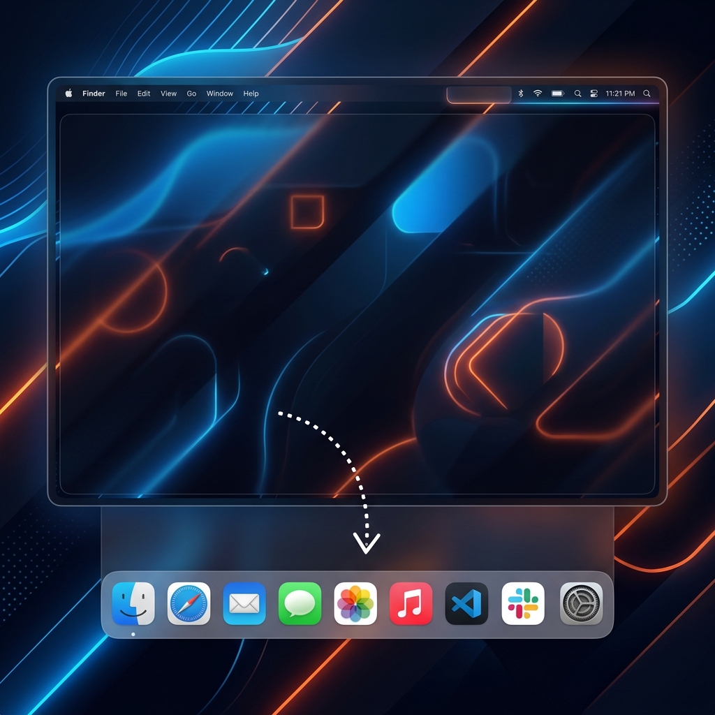 Illustration for How to Hide Mac Dock (And Fix Hiding Problems)