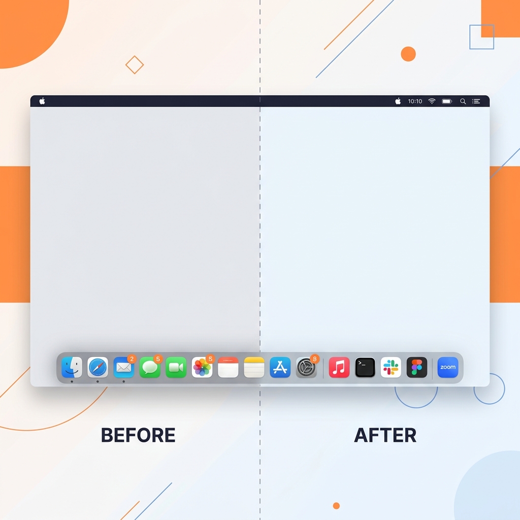 Illustration for How to Completely Remove the macOS Dock