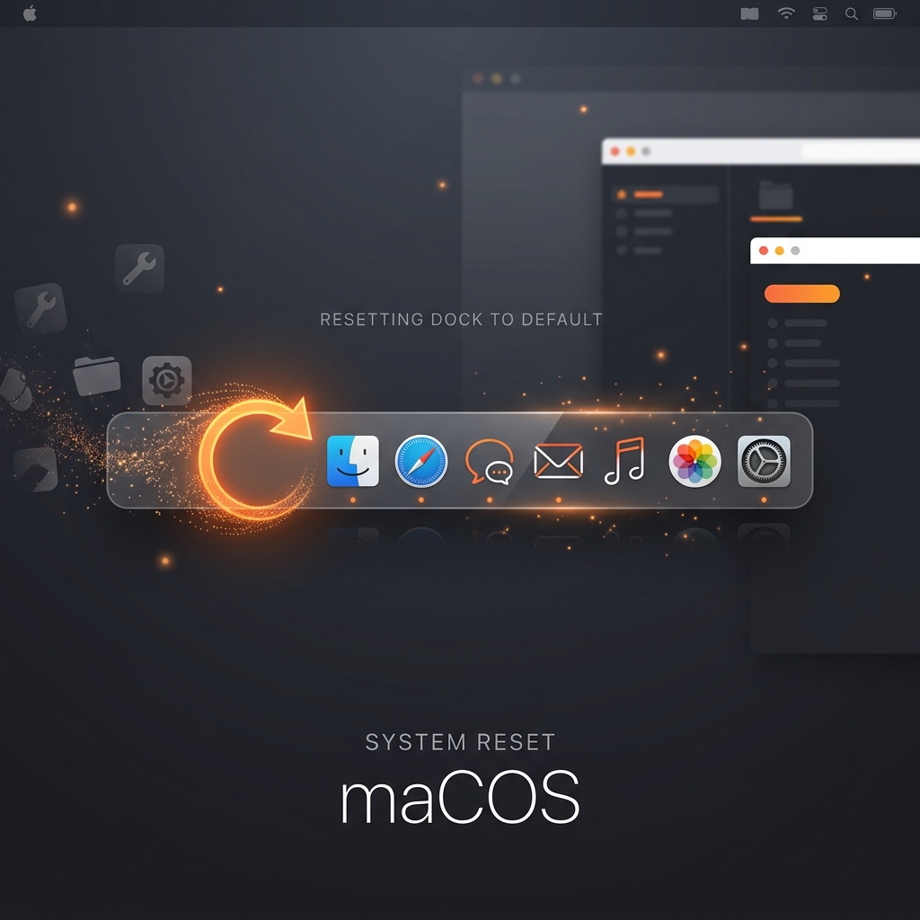 Illustration for How to Reset Mac Dock to Default: A Simple Terminal Guide