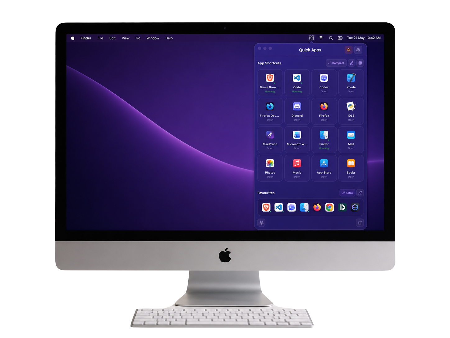 ShortcutDock iMac Preview